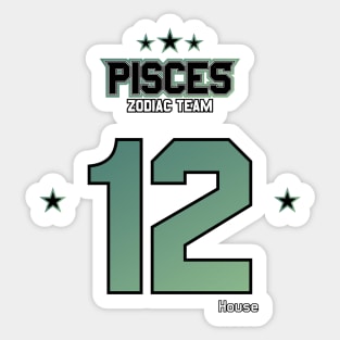 Zodiac Majesty Sport Pisces Team V3 Sticker